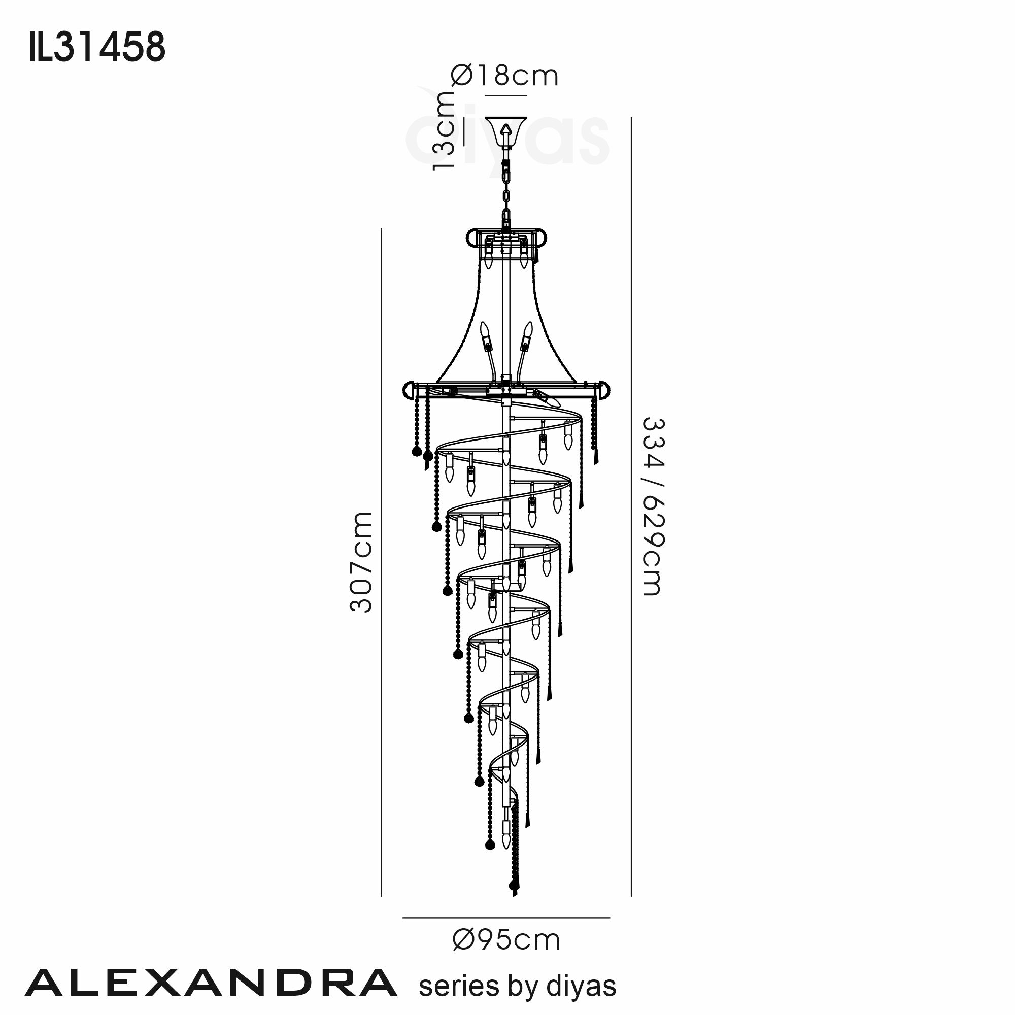 Alexandra Polished Chrome Crystal Ceiling Lights Diyas Statement Crystal Fittings Alexandra Polished Chrome Crystal Ceiling Lights Diyas Statement Crystal Fittings